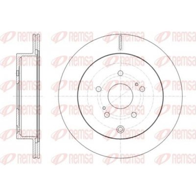 Brzdový kotouč REMSA 61416.10 – Zboží Mobilmania