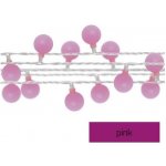 Emos D5AP01 LED světelný cherry řetěz kuličky 2,5 cm 4 m venkovní i vnitřní růžová časovač – Hledejceny.cz