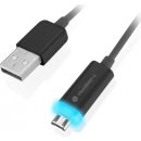 GoGEN MICUSBL 100 MM01 microUSB, 1m, bílý