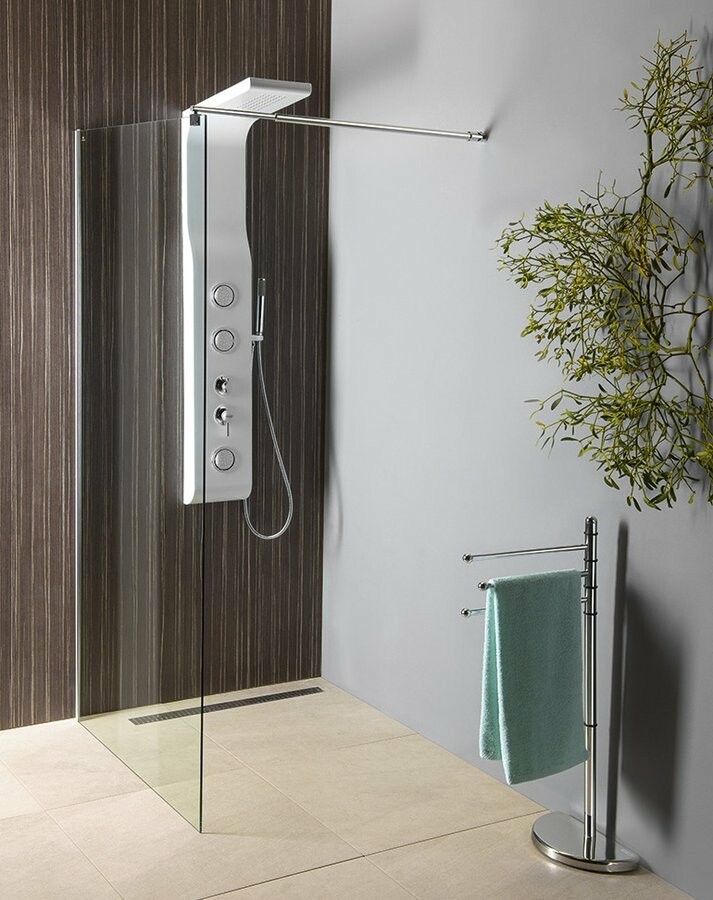Aqualine Walk-in 90 x190 cm zástěna jednodílná WI091