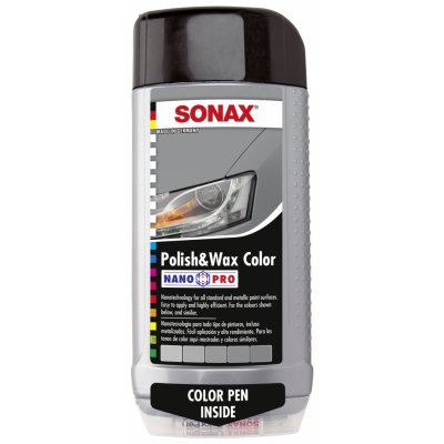 Sonax Polish & Wax Color NanoPro stříbrnošedá 500 ml | Zboží Auto