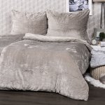 4Home povlečení mikroflanel šedá 140x220 70x90 – Sleviste.cz