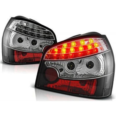 ZADNÍ SVĚTLOMETY, SVĚTLA, LAMPY LED AUDI A3, 1996-2000, ČIRÉ, ČERNÉ, CHROM – Hledejceny.cz