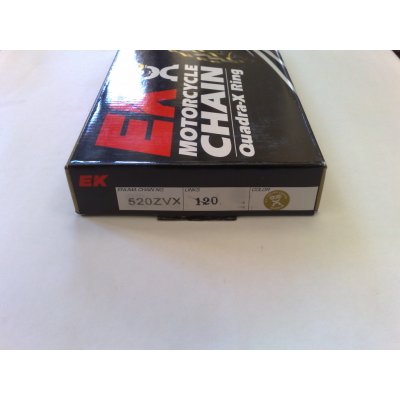 EK Chain Řetěz 520 ZVX3 120 – Hledejceny.cz