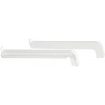 HOPA Krytky boční k venkovním plechovým parapetům bílé, 180mm, 2ks – Sleviste.cz