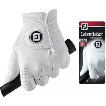 FootJoy CabrettaSof Womens Golf Glove Levá bílá S
