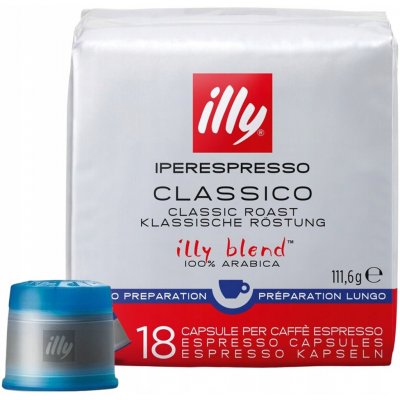 Illy iperEspresso HES Classico Lungo kávové kapsle 18 ks – Hledejceny.cz