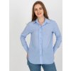 Dámská košile Basic košile s dlouhým rukávem lk-ks-508148.12p light blue
