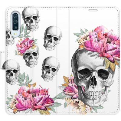 Pouzdro iSaprio Flip s kapsičkami na karty - Crazy Skull Samsung Galaxy A50 – Zbozi.Blesk.cz