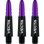 Winmau Vecta - short - black purple – Zboží Dáma