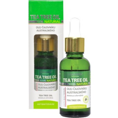 VIVACO 100% Přírodní olej Tea Tree Oil s pipetou 30 ml – Zbozi.Blesk.cz