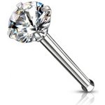 Šperky4U piercing do nosu čirý zirkon N0132C-025 – Zboží Dáma
