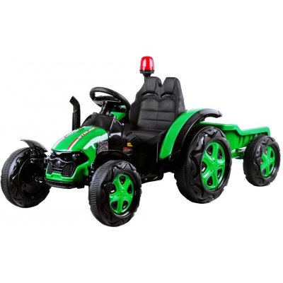 Mamido elektrický traktor s přívěsem R-PA.TR1908T.ZIE zelená – Zboží Mobilmania