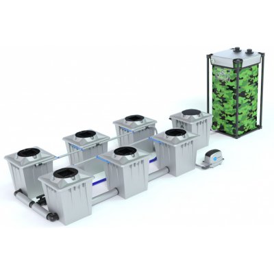 ALIEN Hydroponics RDWC 6 Pot 20L Silver Series – Zboží Mobilmania