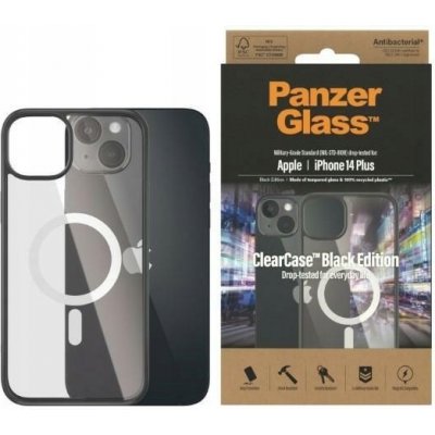 Pouzdro PanzerGlass™ ClearCase Apple iPhone 14 Plus edition s MagSafe černé