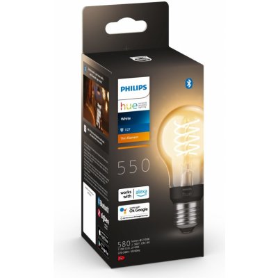 Philips žárovka LED Hue White Filament, E27, 7W – Hledejceny.cz