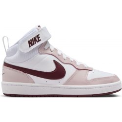 Nike Court Borough Mid 2 Big Kids' Shoes White/Voilet