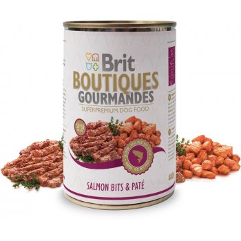 Brit Boutiques Gourmandes Salmon Bits & Paté 400 g