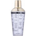 Shaker na koktejly s recepturami sklo / nerez 480 ml – Zbozi.Blesk.cz