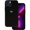 Pouzdro a kryt na mobilní telefon Apple Vennus Silikonové se srdcem Iphone 14 Plus design 1 černé