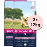 Eukanuba Puppy & Junior Lamb & Rice 2 x 12 kg – Hledejceny.cz