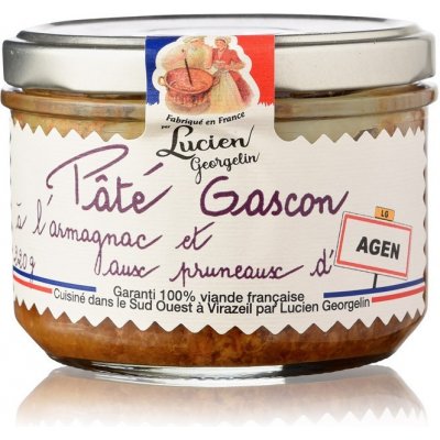 Lucien Georgelin Gaskoňská terina s Armaňakem 220 g – Zboží Mobilmania