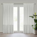 EUROFIRANY ZATEMŇOVACÍ ZÁVĚS NA PÁSCE MARION 2 140X270 CM BÍLÁ – Zboží Dáma