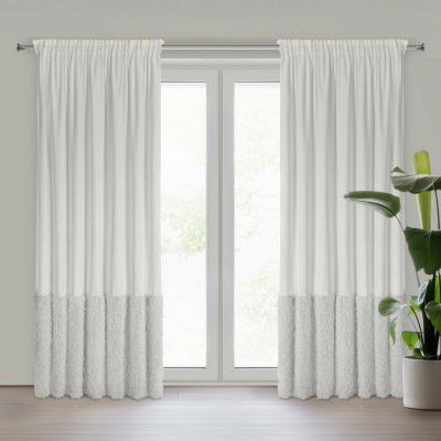EUROFIRANY ZATEMŇOVACÍ ZÁVĚS NA PÁSCE MARION 2 140X270 CM BÍLÁ – Zboží Dáma