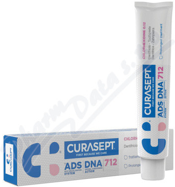 CURASEPT ADS DNA 712 Gelová zubní pasta 75 ml