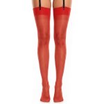 Glamory nadměrné punčochy na podvazky Perfect 20 DEN hladké red – Zboží Mobilmania