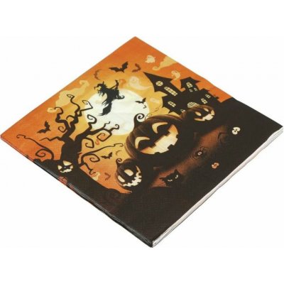 Guirca Ubrousky Halloween Dýně 20ks 33x33cm – Zbozi.Blesk.cz