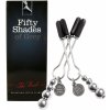 SM, BDSM, fetiš Fifty Shades of Grey ADJUSTABLE NIPPLE CLAMPS