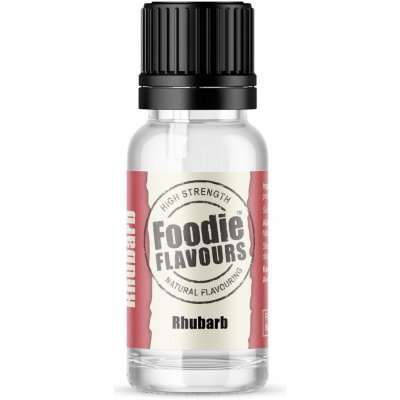 Foodie Flavours Přírodní koncentrované aroma 15 ml rebarbora – Hledejceny.cz