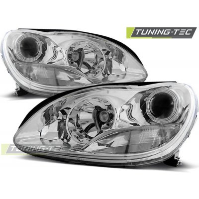 Tuning-Tec Přední čirá světla Mercedes Benz S W220 (1998 - 2005) - chromované – Hledejceny.cz