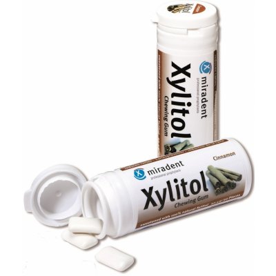 Miradent Xylitol skořice 30 g – Sleviste.cz