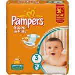 Pampers Sleep&Play 3 78 ks – Sleviste.cz