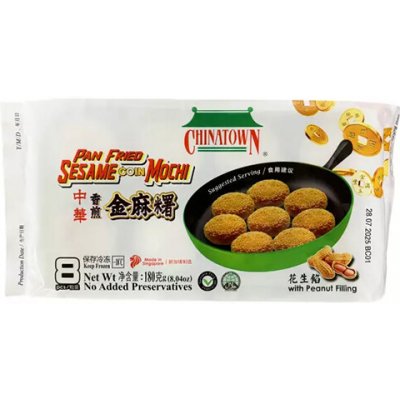 Chinatown Sezamové mochi s arašídovou náplní, ke smažení 180 g – Sleviste.cz