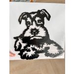 Vsepropejska Knírač dřevěná dekorace na zeď Rozměr (cm): 20 x 13, Typ: Knírač 1 – Hledejceny.cz