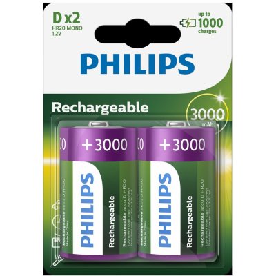 Philips D 3000mAh 2ks R20B2A300/10