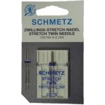 Schmetz Dvojjehla na pleteninu 130/705 H-S ZWI SMS 2,5 75 STRETCH TWIN