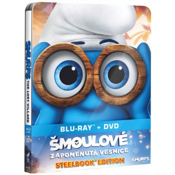 Šmoulové: Zapomenutá vesnice DVD + BD Steelbook