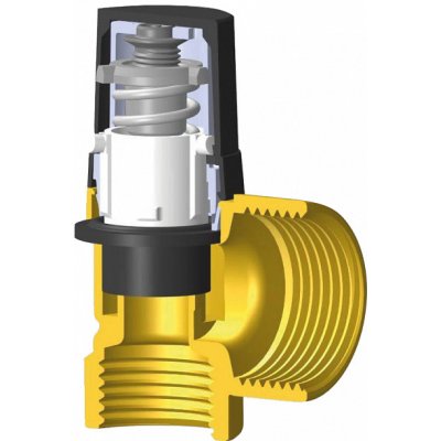 DUCO pojistný ventil 1/2"x 3/4" 3 bar - 691520.30