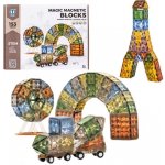iMex Toys Magnetická stavebnice 100 ks Diamond Tiles – Zboží Mobilmania