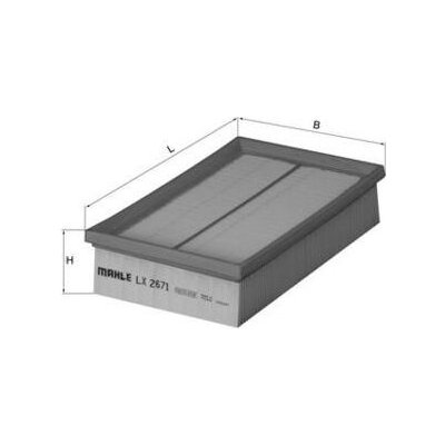 Vzduchový filtr MAHLE LX 2671 – Hledejceny.cz