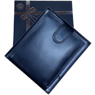 Pánská kožená peněženka se zápinkou Euro Fashion4u černá s ochranou rfid – Zboží Mobilmania