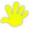 Krejčovské lepidlo Reflexní nažehlovačky - ruka Barvy: žlutá, množství: 1