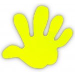 Reflexní nažehlovačky - ruka Barvy: žlutá, množství: 1 – Zbozi.Blesk.cz