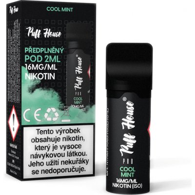 Puff House COOL MINT POD 16 mg – Zboží Dáma