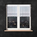 Dekorační metrážová vitrážová záclona VIOLETTA bílá výška 80 cm MyBestHome – Zboží Dáma