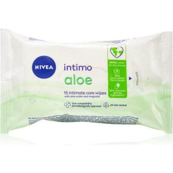 Nivea Intimo Aloe Ubrousky pro intimní hygienu 15 ks